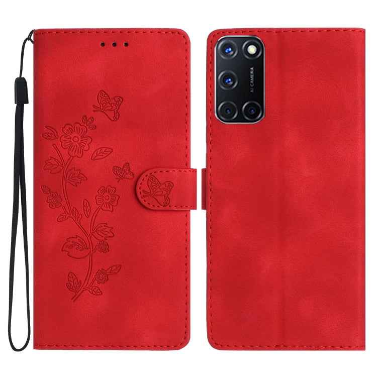 Flower Butterfly Embossing Pattern Leather Phone Case, For OPPO Find X5, For OPPO Find X5 Lite / Reno7 5G, For OPPO A36 / A76 / A96, For OPPO A94 5G, For OPPO A74 / A54 / A93 5G, For OPPO A52 / A72 / A92, For OPPO A79 5G