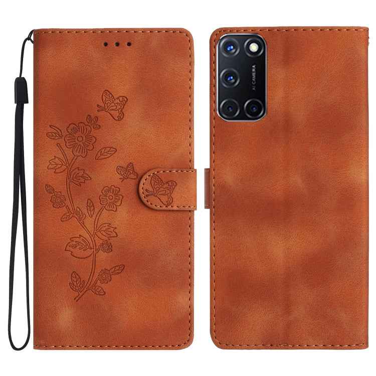 Flower Butterfly Embossing Pattern Leather Phone Case, For OPPO Find X5, For OPPO Find X5 Lite / Reno7 5G, For OPPO A36 / A76 / A96, For OPPO A94 5G, For OPPO A74 / A54 / A93 5G, For OPPO A52 / A72 / A92, For OPPO A79 5G