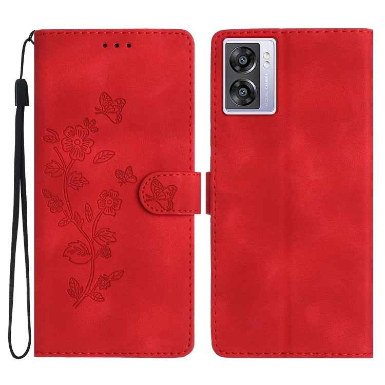 Flower Butterfly Embossing Pattern Leather Phone Case, For OPPO A98 5G, For OPPO A58, For OPPO A17, For OPPO Reno8 Lite 5G / Reno7 Z, For OPPO A57 2022 / A77 5G, For OPPO Reno8 Pro 5G, For OPPO Reno8 5G, For OPPO Find X5 Pro
