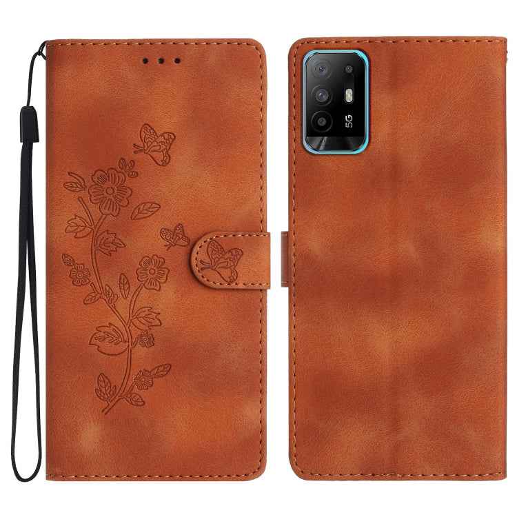 Flower Butterfly Embossing Pattern Leather Phone Case, For OPPO Find X5, For OPPO Find X5 Lite / Reno7 5G, For OPPO A36 / A76 / A96, For OPPO A94 5G, For OPPO A74 / A54 / A93 5G, For OPPO A52 / A72 / A92, For OPPO A79 5G