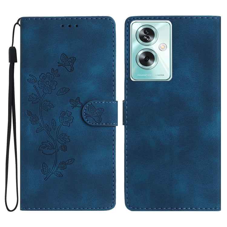 Flower Butterfly Embossing Pattern Leather Phone Case, For OPPO Find X5, For OPPO Find X5 Lite / Reno7 5G, For OPPO A36 / A76 / A96, For OPPO A94 5G, For OPPO A74 / A54 / A93 5G, For OPPO A52 / A72 / A92, For OPPO A79 5G