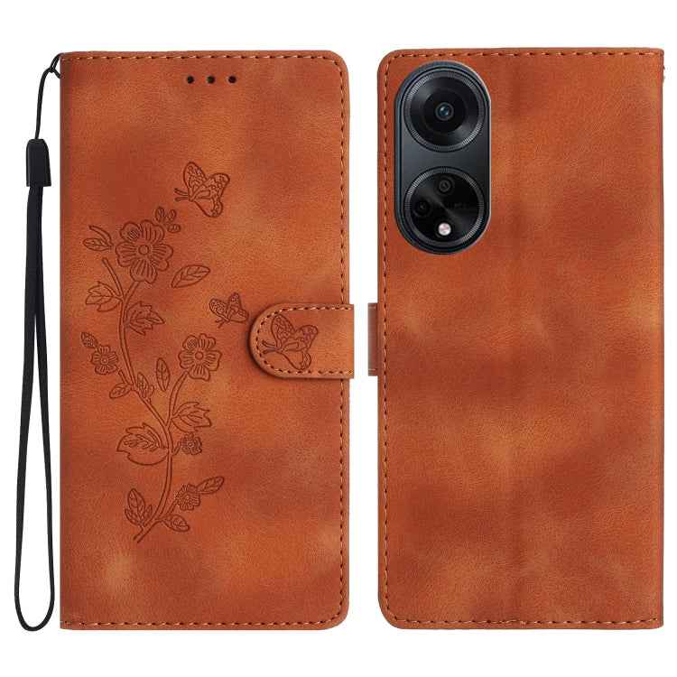 Flower Butterfly Embossing Pattern Leather Phone Case, For OPPO A98 5G, For OPPO A58, For OPPO A17, For OPPO Reno8 Lite 5G / Reno7 Z, For OPPO A57 2022 / A77 5G, For OPPO Reno8 Pro 5G, For OPPO Reno8 5G, For OPPO Find X5 Pro