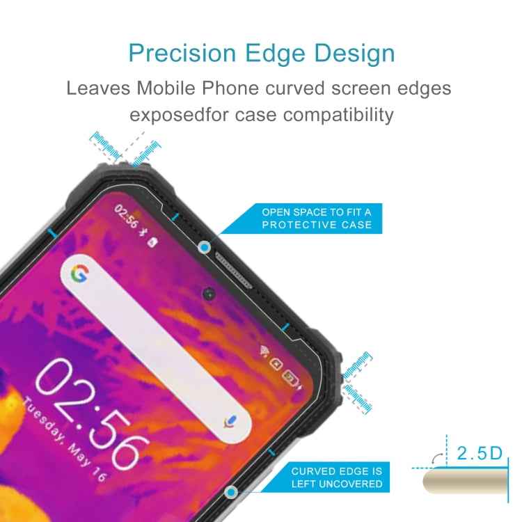 50pcs 0.26mm 9H 2.5D Tempered Glass Film, For Blackview BV8900 (50pcs)