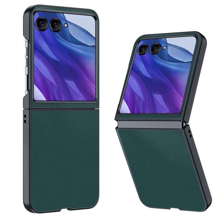 Ultra-thin Plain Skin Leather Phone Case, For Motorola Razr 60 Ultra, For Motorola Razr 50 / Razr 60, For Motorola Razr 50 Ultra, For Motorola Razr 40 Ultra