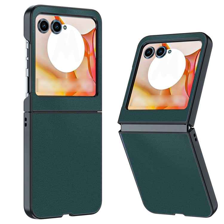 Ultra-thin Plain Skin Leather Phone Case, For Motorola Razr 60 Ultra, For Motorola Razr 50 / Razr 60, For Motorola Razr 50 Ultra, For Motorola Razr 40 Ultra