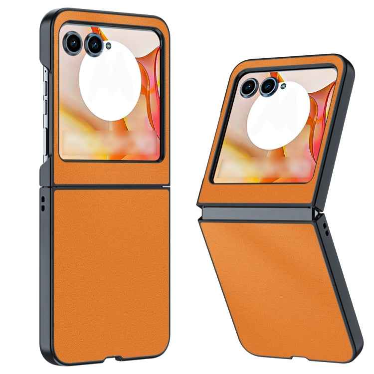 Ultra-thin Plain Skin Leather Phone Case, For Motorola Razr 60 Ultra, For Motorola Razr 50 / Razr 60, For Motorola Razr 50 Ultra, For Motorola Razr 40 Ultra