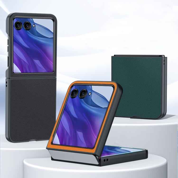Ultra-thin Plain Skin Leather Phone Case, For Motorola Razr 60 Ultra, For Motorola Razr 50 / Razr 60, For Motorola Razr 50 Ultra, For Motorola Razr 40 Ultra