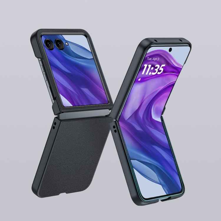 Ultra-thin Plain Skin Leather Phone Case, For Motorola Razr 60 Ultra, For Motorola Razr 50 / Razr 60, For Motorola Razr 50 Ultra, For Motorola Razr 40 Ultra