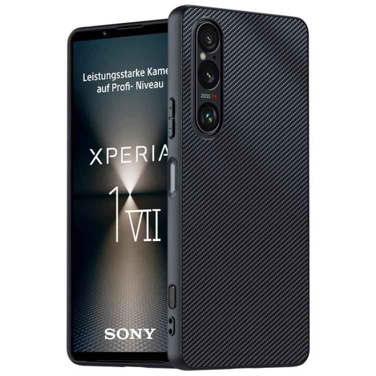 Ultra-thin Carbon Fiber Texture Printing Phone Case, For Sony Xperia 10 VII, For Sony Xperia 1 VII, For Sony Xperia 10 VI, For Sony Xperia 1 VI, For Sony Xperia 1 V