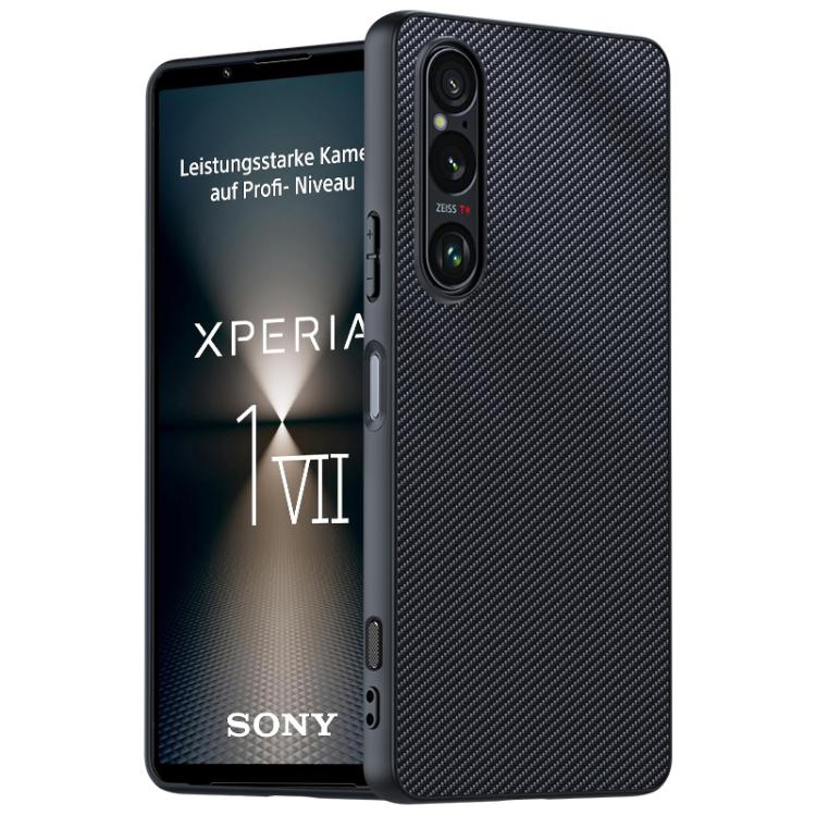 Ultra-thin Carbon Fiber Texture Printing Phone Case, For Sony Xperia 1 VIII, For Sony Xperia 10 VII, For Sony Xperia 1 VII, For Sony Xperia 10 VI, For Sony Xperia 1 VI, For Sony Xperia 1 V