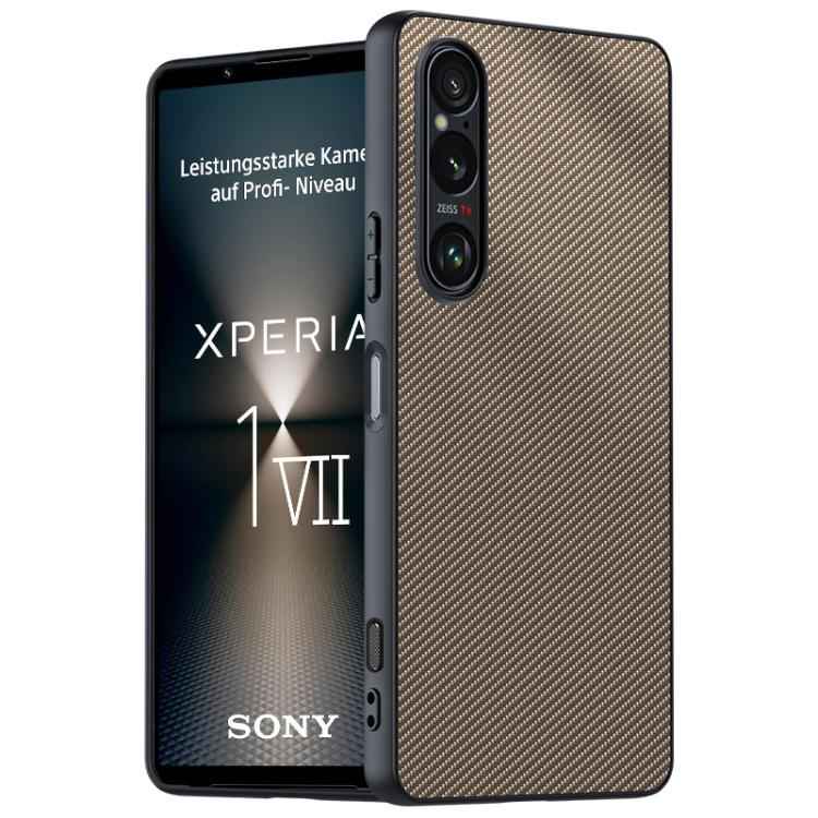 Ultra-thin Carbon Fiber Texture Printing Phone Case, For Sony Xperia 10 VII, For Sony Xperia 1 VII, For Sony Xperia 10 VI, For Sony Xperia 1 VI, For Sony Xperia 1 V