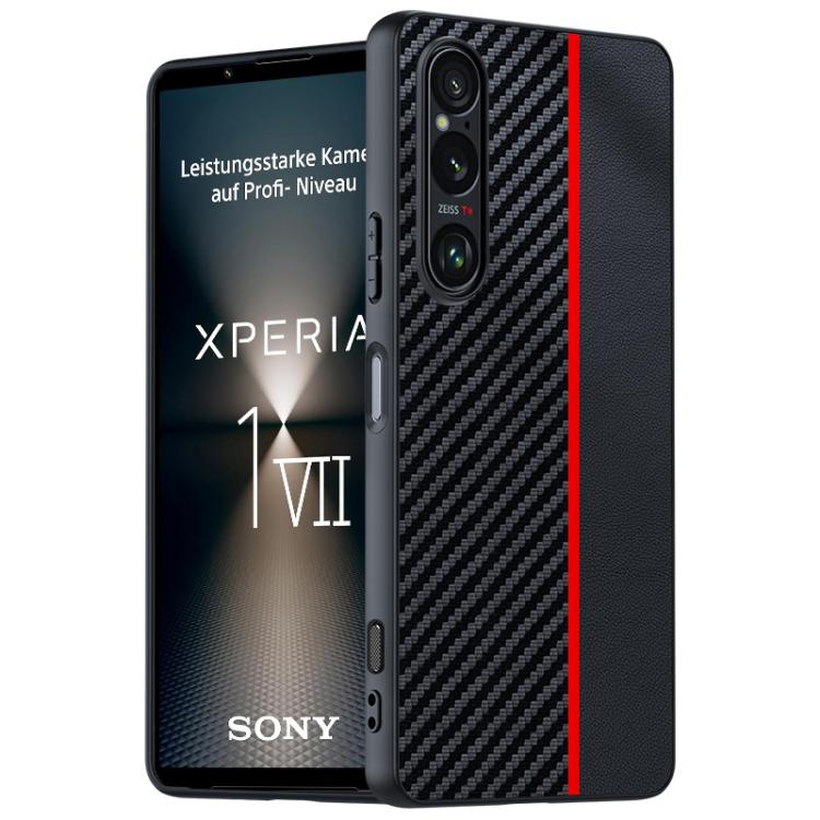 Ultra-thin Carbon Fiber Texture Printing Phone Case, For Sony Xperia 1 VIII, For Sony Xperia 10 VII, For Sony Xperia 1 VII, For Sony Xperia 10 VI, For Sony Xperia 1 VI, For Sony Xperia 1 V
