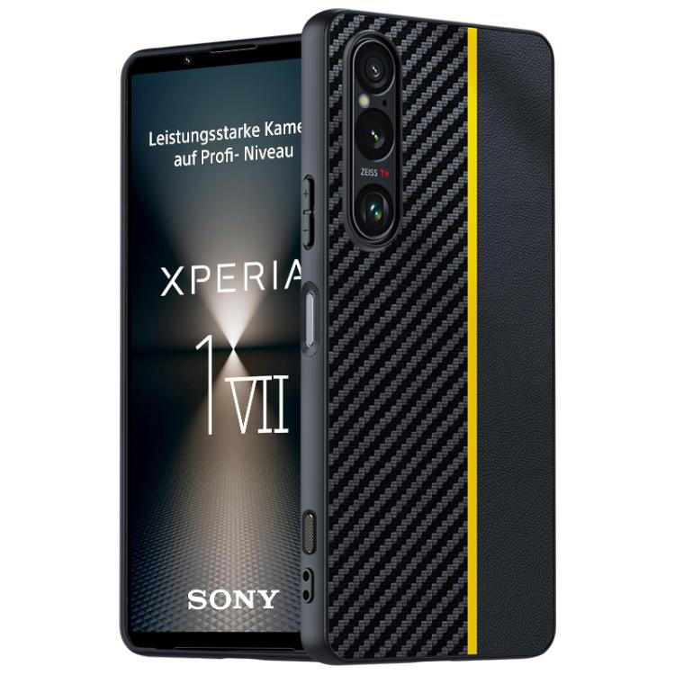 Ultra-thin Carbon Fiber Texture Printing Phone Case, For Sony Xperia 1 VIII, For Sony Xperia 10 VII, For Sony Xperia 1 VII, For Sony Xperia 10 VI, For Sony Xperia 1 VI, For Sony Xperia 1 V