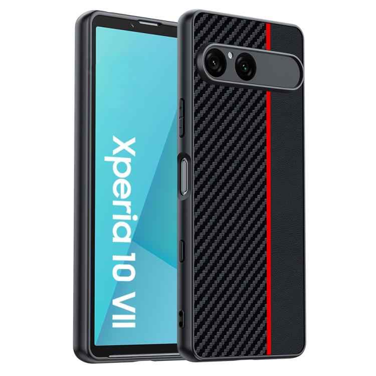 Ultra-thin Carbon Fiber Texture Printing Phone Case, For Sony Xperia 10 VII, For Sony Xperia 1 VII, For Sony Xperia 10 VI, For Sony Xperia 1 VI, For Sony Xperia 1 V