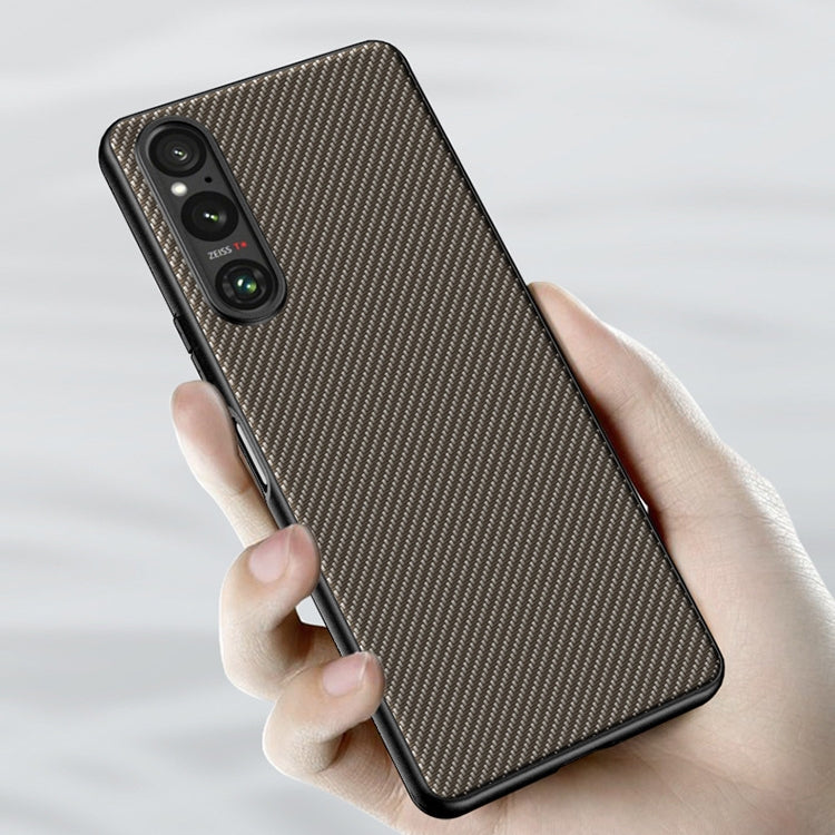 Ultra-thin Carbon Fiber Texture Printing Phone Case, For Sony Xperia 10 VII, For Sony Xperia 1 VII, For Sony Xperia 10 VI, For Sony Xperia 1 VI, For Sony Xperia 1 V