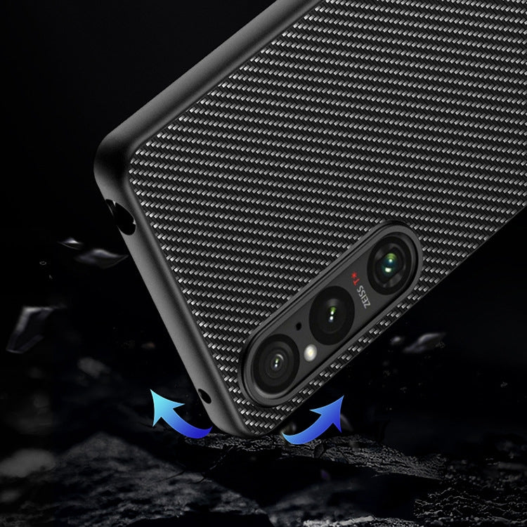 Ultra-thin Carbon Fiber Texture Printing Phone Case, For Sony Xperia 10 VII, For Sony Xperia 1 VII, For Sony Xperia 10 VI, For Sony Xperia 1 VI, For Sony Xperia 1 V