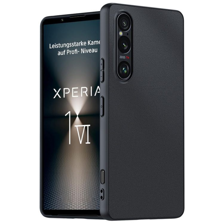 Ultra-thin Plain Skin Leather Phone Case, For Sony Xperia 1 VIII, For Sony Xperia 10 VII, For Sony Xperia 1 VII, For Sony Xperia 10  VI, For Sony Xperia 1 VI, For Sony Xperia 1 V