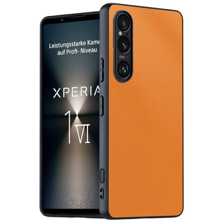 Ultra-thin Plain Skin Leather Phone Case, For Sony Xperia 1 VIII, For Sony Xperia 10 VII, For Sony Xperia 1 VII, For Sony Xperia 10  VI, For Sony Xperia 1 VI, For Sony Xperia 1 V