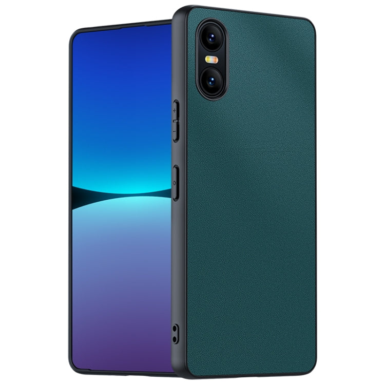 Ultra-thin Plain Skin Leather Phone Case, For Sony Xperia 1 VIII, For Sony Xperia 10 VII, For Sony Xperia 1 VII, For Sony Xperia 10  VI, For Sony Xperia 1 VI, For Sony Xperia 1 V