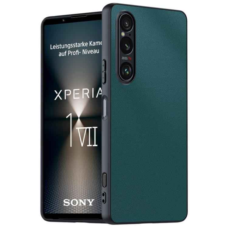 Ultra-thin Plain Skin Leather Phone Case, For Sony Xperia 10 VII, For Sony Xperia 1 VII, For Sony Xperia 10  VI, For Sony Xperia 1 VI, For Sony Xperia 1 V