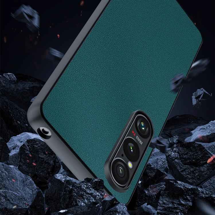 Ultra-thin Plain Skin Leather Phone Case, For Sony Xperia 10 VII, For Sony Xperia 1 VII, For Sony Xperia 10  VI, For Sony Xperia 1 VI, For Sony Xperia 1 V