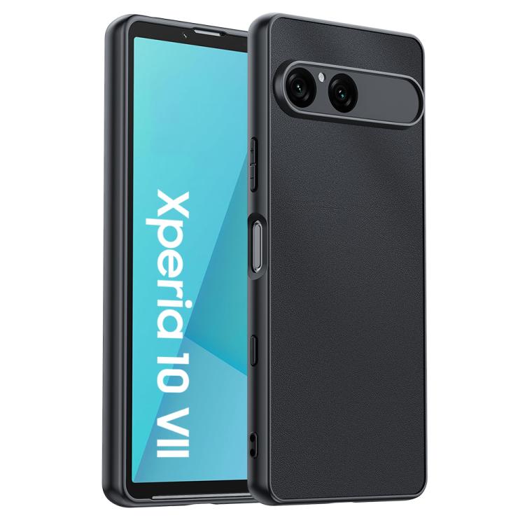 Ultra-thin Plain Skin Leather Phone Case, For Sony Xperia 1 VIII, For Sony Xperia 10 VII, For Sony Xperia 1 VII, For Sony Xperia 10  VI, For Sony Xperia 1 VI, For Sony Xperia 1 V