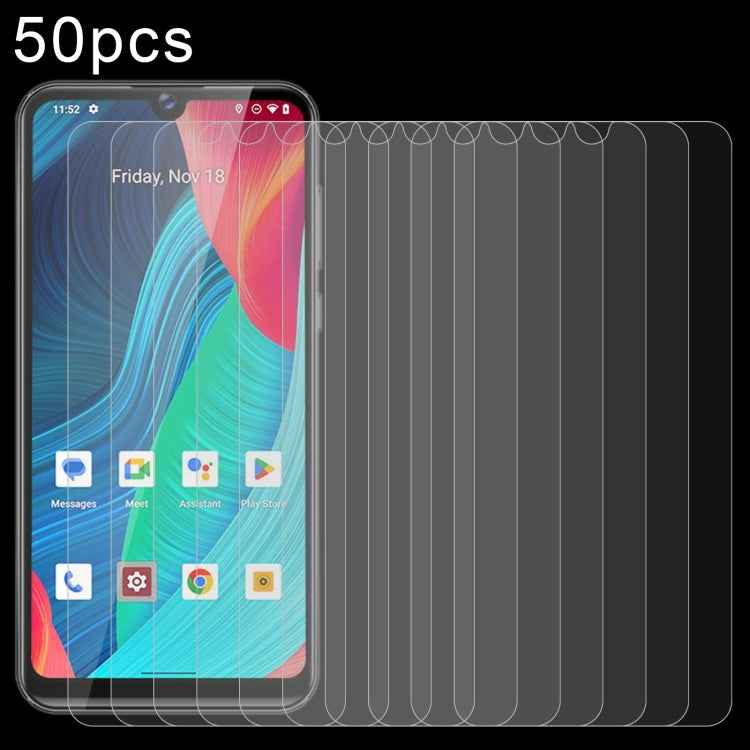 50pcs 0.26mm 9H 2.5D Tempered Glass Film, For UNIWA K626, For UNIWA W555