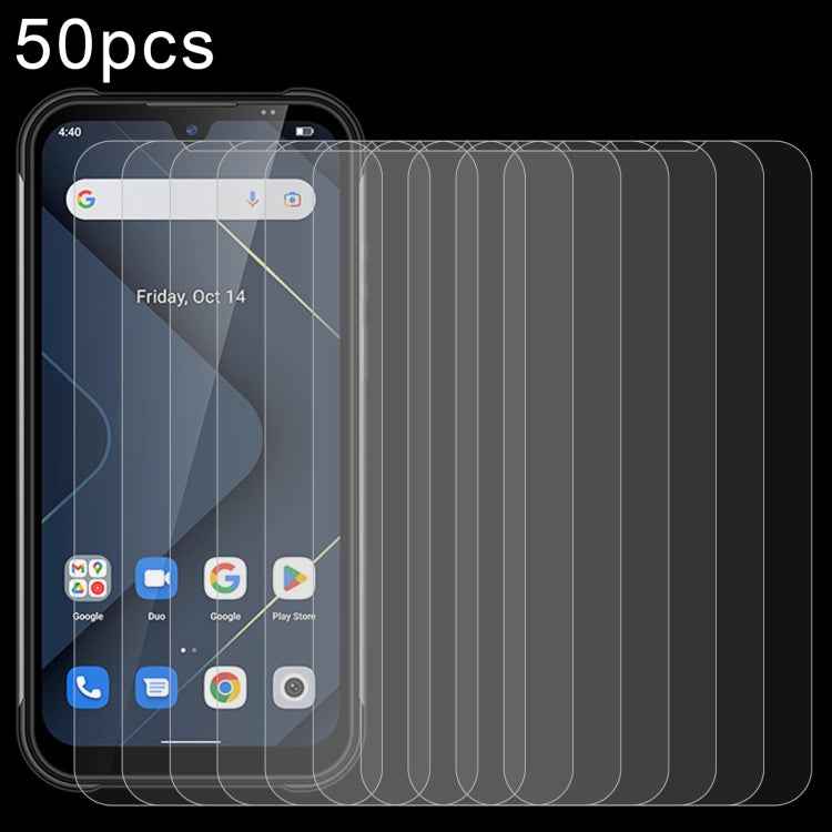 50pcs 0.26mm 9H 2.5D Tempered Glass Film, For UNIWA K626, For UNIWA W555