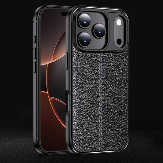 Litchi Texture Shockproof TPU Phone Case