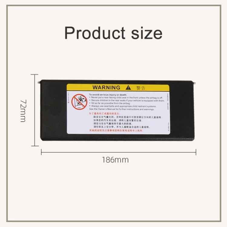 For Buick / Chevrolet Left-hand Drive Car Sun Visor Makeup Mirror 23196443, For Buick (Black), For Buick (Cream), For Buick (Grey), For Buick (Dark Beige), For Buick (Light Beige)