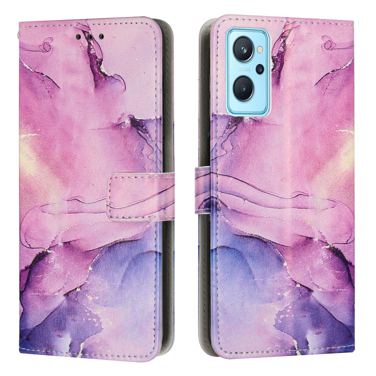 Painted Marble Pattern Leather Phone Case, For Realme 12 Pro / 12 Pro+, For Realme C67, For Realme 11 5G Global / 11X, For Realme C53/Narzo N53, For Realme 11, For Realme 11 Pro/11 Pro+, For Realme C65 4G Global, For Realme 9i 5G/V20 5G/V30t/V30       ...