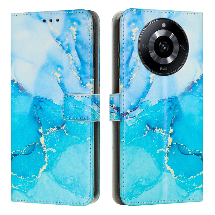Painted Marble Pattern Leather Phone Case, For Realme 11 5G Global / 11X, For Realme C53/Narzo N53, For Realme 11, For Realme 11 Pro/11 Pro+, For Realme C65 4G Global, For Realme 9i 5G/V20 5G/V30t/V30, For Realme C55