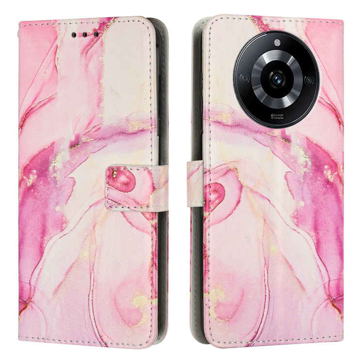 Painted Marble Pattern Leather Phone Case, For Realme 11 5G Global / 11X, For Realme C53/Narzo N53, For Realme 11, For Realme 11 Pro/11 Pro+, For Realme C65 4G Global, For Realme 9i 5G/V20 5G/V30t/V30, For Realme C55