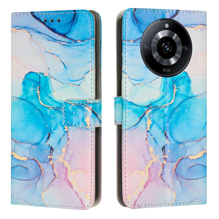 Painted Marble Pattern Leather Phone Case, For Realme 11 5G Global / 11X, For Realme C53/Narzo N53, For Realme 11, For Realme 11 Pro/11 Pro+, For Realme C65 4G Global, For Realme 9i 5G/V20 5G/V30t/V30, For Realme C55