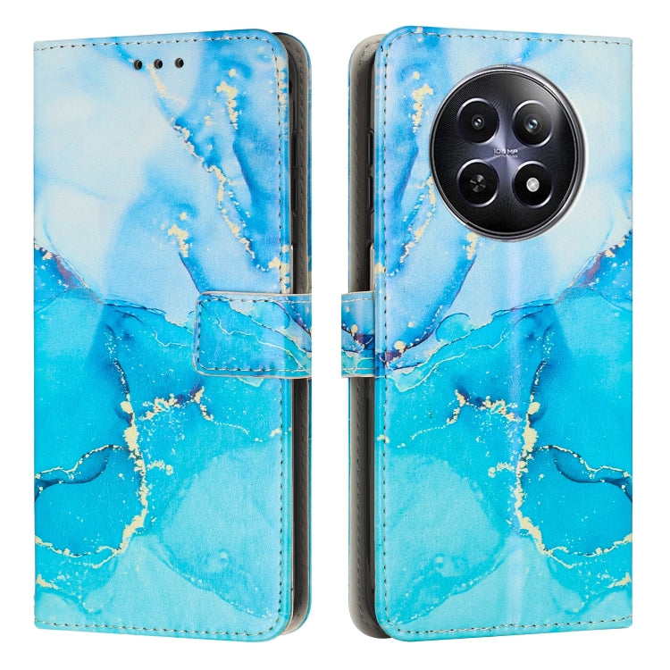 Painted Marble Pattern Leather Phone Case, For Realme Narzo 80 Lite 4G, For Realme 15 / 15 Pro, For Realme 14 / P3 5G / 14T 5G, For Realme 12 5G / 13 5G Global, For Realme C63 / C61 / Note 60, For Realme 13+ 5G Global                                   ...