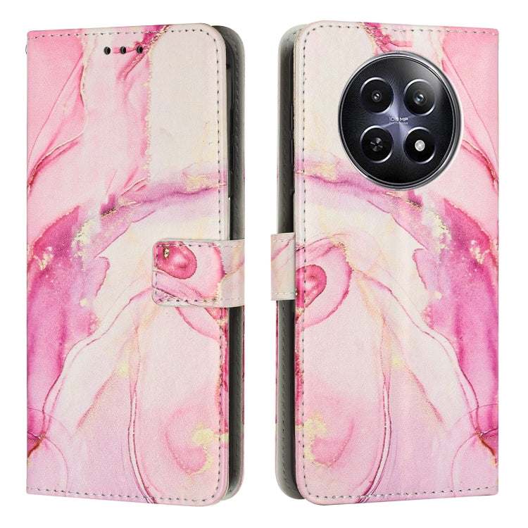 Painted Marble Pattern Leather Phone Case, For Realme 15T 5G, For Realme Narzo 80 Lite 4G, For Realme 15 / 15 Pro, For Realme 14 / P3 5G / 14T 5G, For Realme 12 5G / 13 5G Global, For Realme C63 / C61 / Note 60, For Realme 13+ 5G Global                ...