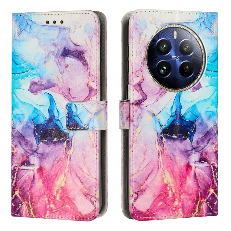 Painted Marble Pattern Leather Phone Case, For Realme 15T 5G, For Realme Narzo 80 Lite 4G, For Realme 15 / 15 Pro, For Realme 14 / P3 5G / 14T 5G, For Realme 12 5G / 13 5G Global, For Realme C63 / C61 / Note 60, For Realme 13+ 5G Global                ...