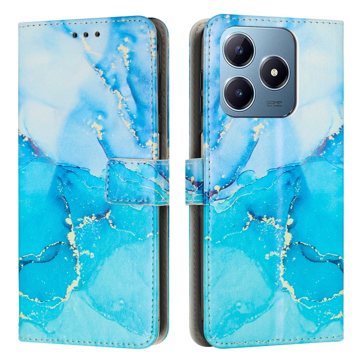 Painted Marble Pattern Leather Phone Case, For Realme 15T 5G, For Realme Narzo 80 Lite 4G, For Realme 15 / 15 Pro, For Realme 14 / P3 5G / 14T 5G, For Realme 12 5G / 13 5G Global, For Realme C63 / C61 / Note 60, For Realme 13+ 5G Global                ...