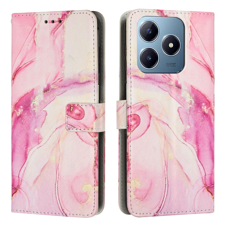 Painted Marble Pattern Leather Phone Case, For Realme 15T 5G, For Realme Narzo 80 Lite 4G, For Realme 15 / 15 Pro, For Realme 14 / P3 5G / 14T 5G, For Realme 12 5G / 13 5G Global, For Realme C63 / C61 / Note 60, For Realme 13+ 5G Global                ...