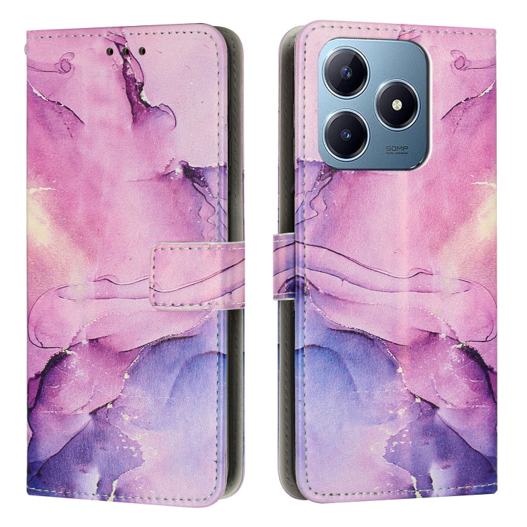 Painted Marble Pattern Leather Phone Case, For Realme 15T 5G, For Realme Narzo 80 Lite 4G, For Realme 15 / 15 Pro, For Realme 14 / P3 5G / 14T 5G, For Realme 12 5G / 13 5G Global, For Realme C63 / C61 / Note 60, For Realme 13+ 5G Global                ...
