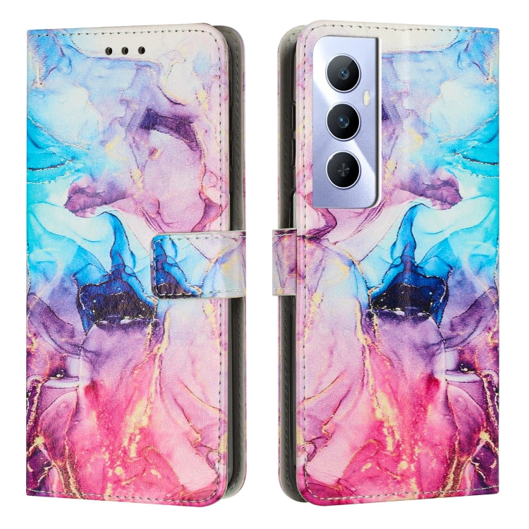 Painted Marble Pattern Leather Phone Case, For Realme 12 Pro / 12 Pro+, For Realme C67, For Realme 11 5G Global / 11X, For Realme C53/Narzo N53, For Realme 11, For Realme 11 Pro/11 Pro+, For Realme C65 4G Global, For Realme 9i 5G/V20 5G/V30t/V30       ...