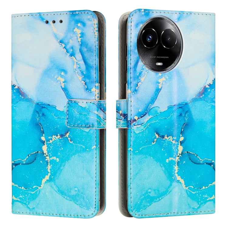 Painted Marble Pattern Leather Phone Case, For Realme 12 Pro / 12 Pro+, For Realme C67, For Realme 11 5G Global / 11X, For Realme C53/Narzo N53, For Realme 11, For Realme 11 Pro/11 Pro+, For Realme C65 4G Global, For Realme 9i 5G/V20 5G/V30t/V30       ...