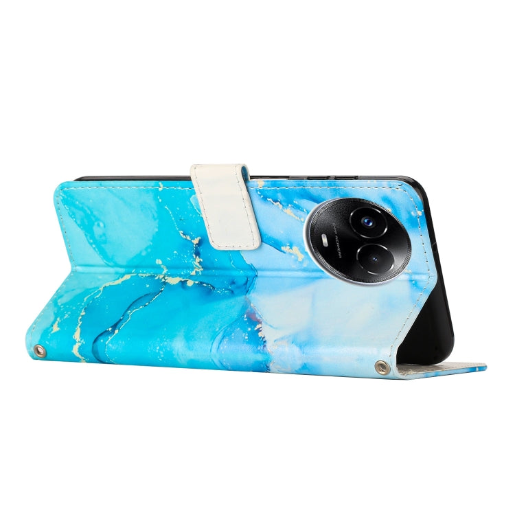 Painted Marble Pattern Leather Phone Case, For Realme 11 5G Global / 11X, For Realme C53/Narzo N53, For Realme 11, For Realme 11 Pro/11 Pro+, For Realme C65 4G Global, For Realme 9i 5G/V20 5G/V30t/V30, For Realme C55