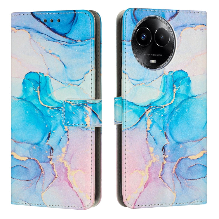 Painted Marble Pattern Leather Phone Case, For Realme 11 5G Global / 11X, For Realme C53/Narzo N53, For Realme 11, For Realme 11 Pro/11 Pro+, For Realme C65 4G Global, For Realme 9i 5G/V20 5G/V30t/V30, For Realme C55