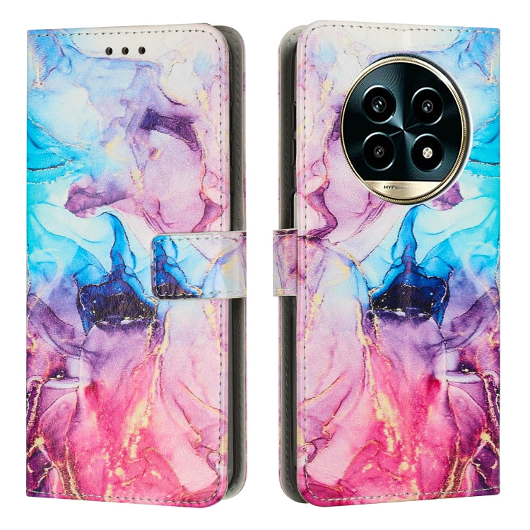 Painted Marble Pattern Leather Phone Case, For Realme 15T 5G, For Realme Narzo 80 Lite 4G, For Realme 15 / 15 Pro, For Realme 14 / P3 5G / 14T 5G, For Realme 12 5G / 13 5G Global, For Realme C63 / C61 / Note 60, For Realme 13+ 5G Global                ...