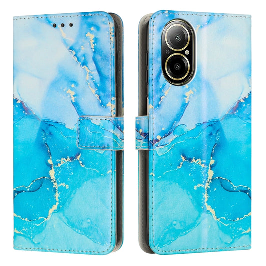 Painted Marble Pattern Leather Phone Case, For Realme C67, For Realme 11 5G Global / 11X, For Realme C53/Narzo N53, For Realme 11, For Realme 11 Pro/11 Pro+, For Realme C65 4G Global, For Realme 9i 5G/V20 5G/V30t/V30, For Realme C55