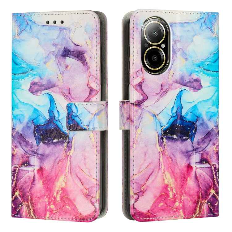 Painted Marble Pattern Leather Phone Case, For Realme 12 Pro / 12 Pro+, For Realme C67, For Realme 11 5G Global / 11X, For Realme C53/Narzo N53, For Realme 11, For Realme 11 Pro/11 Pro+, For Realme C65 4G Global, For Realme 9i 5G/V20 5G/V30t/V30       ...