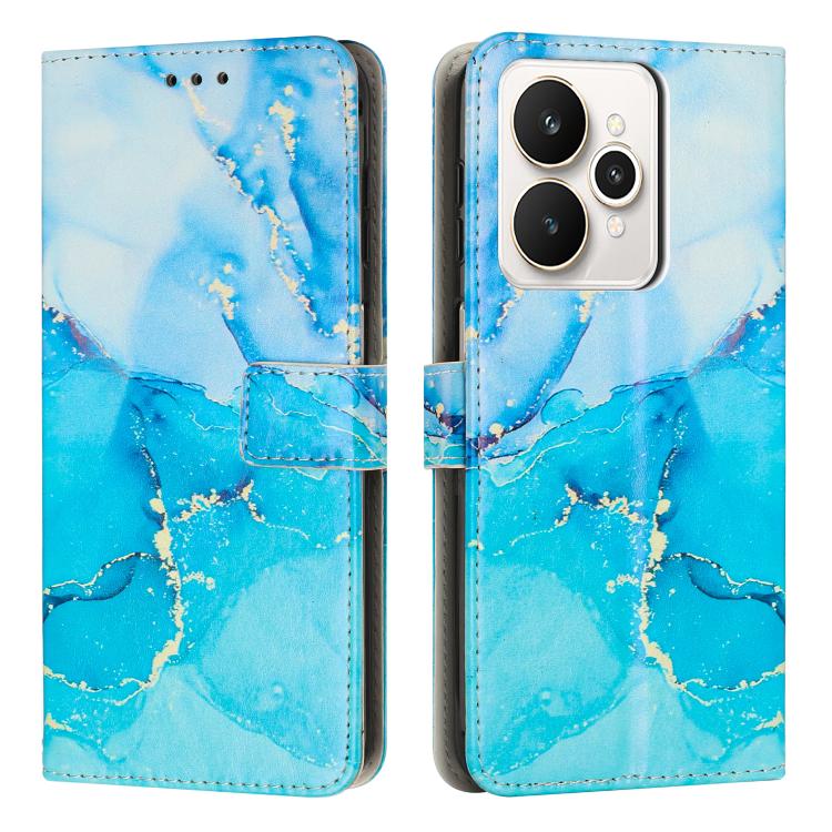 Painted Marble Pattern Leather Phone Case, For Realme 15 / 15 Pro, For Realme 14 / P3 5G / 14T 5G, For Realme 12 5G / 13 5G Global, For Realme C63 / C61 / Note 60, For Realme 13+ 5G Global, For Realme 13 Pro 5G Global / 13 Pro+ 5G                      ...