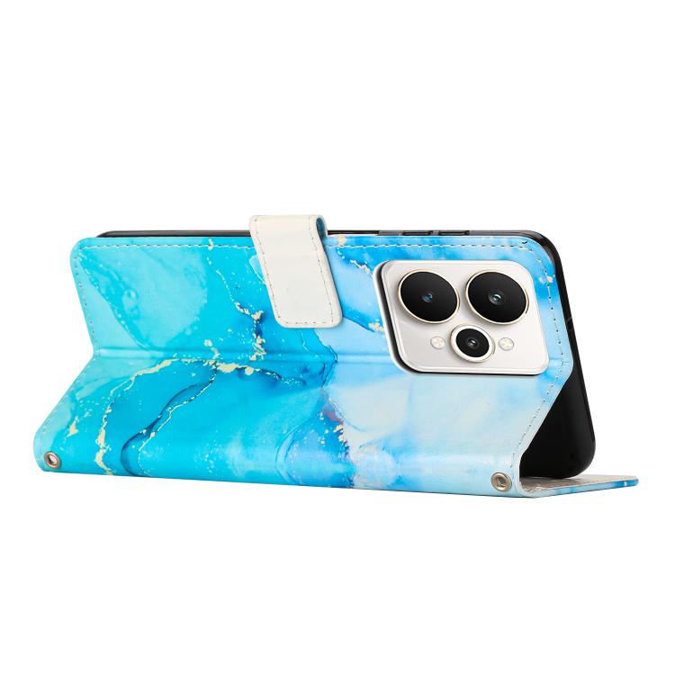 Painted Marble Pattern Leather Phone Case, For Realme 15 / 15 Pro, For Realme 14 / P3 5G / 14T 5G, For Realme 12 5G / 13 5G Global, For Realme C63 / C61 / Note 60, For Realme 13+ 5G Global, For Realme 13 Pro 5G Global / 13 Pro+ 5G                      ...