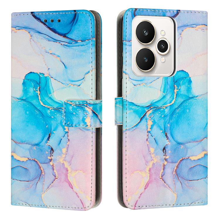 Painted Marble Pattern Leather Phone Case, For Realme 15 / 15 Pro, For Realme 14 / P3 5G / 14T 5G, For Realme 12 5G / 13 5G Global, For Realme C63 / C61 / Note 60, For Realme 13+ 5G Global, For Realme 13 Pro 5G Global / 13 Pro+ 5G                      ...